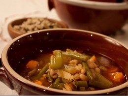 Minestrone s divokou ryou