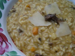 Hubovo-tekvicov risotto